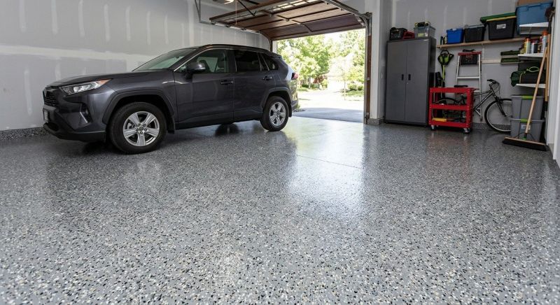 Epoxy Garage Flooring Installation in Loudoun County, VA