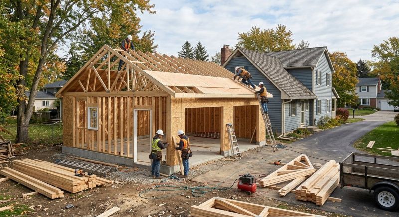 Garage Addition Installation in Katy, TX
