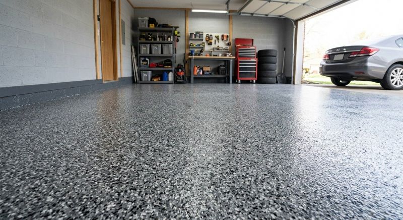Garage Floor Epoxy Installation in Columbia, SC