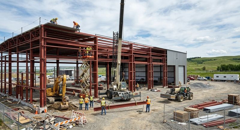 Industrial Garage Construction in Katy, TX
