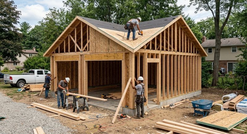 Garage Addition Installation in Conroe, TX