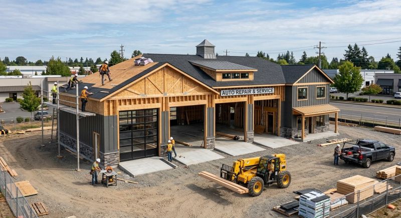 Industrial Garage Construction in Houston, TX