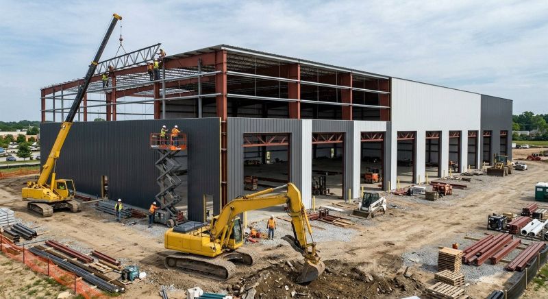 Industrial Garage Construction in Cypress, TX