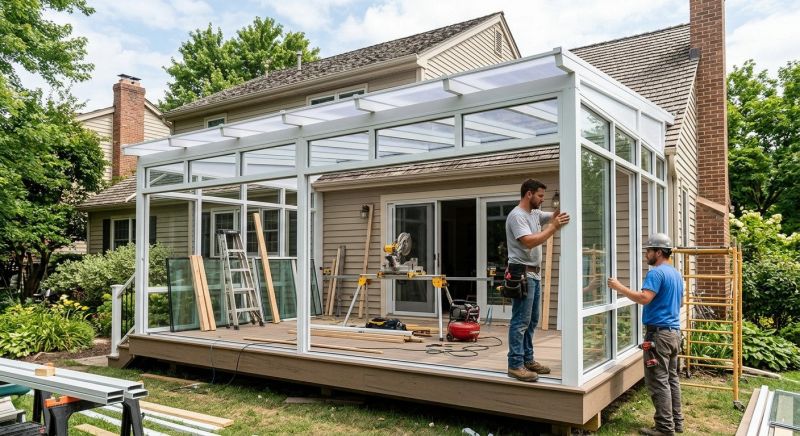 Sunroom Addition Construction in Arvada, CO
